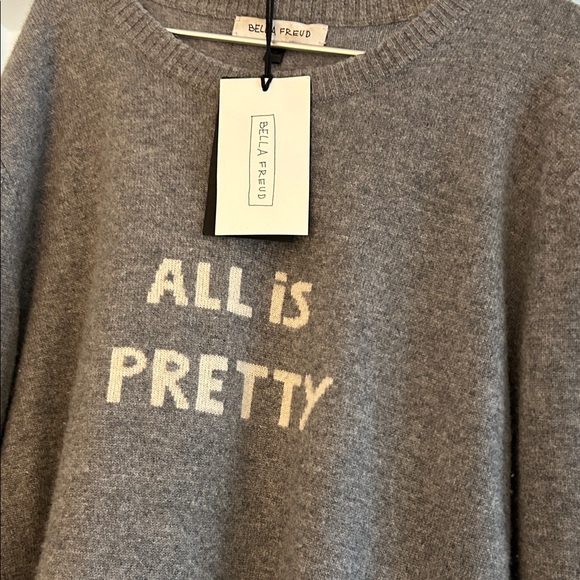 Bella Freud Sweaters - Bella Freud Gray Women's Crew Neck Sweater